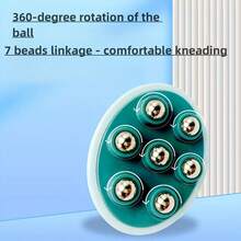 1pc 7-Ball Massage Roller - Manual Full Body And Abdomen Massage Tool, Ergonomic Handle, Durable Plastic, Suitable For Neck, Shoulder, Waist, Thigh - Portable Home Use, Relax And Relieve Muscle Tension, Promote Blood Circulation, Full Body Massage, Ergonomic Design, Sturdy Construction - Multicolor - View 5