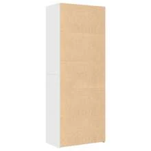 Highboard White 70x41x185 Cm Engineered Wood - White - View 7