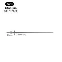 1 Pc Stainless Steel Insertion Taper Pin Threadless Push Pin Screw Connect Piercing Tools 20G 18G 16G 14G G23 Titanium Hypoallergenicity - Silver - View 14