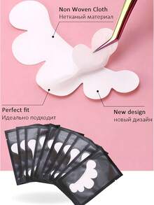 200 pares de parches para extensiones de pestañas, parches en forma de nube para extensiones de pestañas, parches de hidrogel para extensiones de pestañas, parches de gel sin pelusa para debajo de los ojos, para extensiones de pestañas, protección de extensiones de pestañas, adecuado para salones profesionales y uso personal.