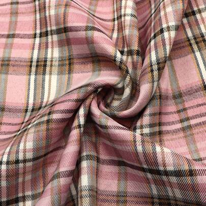 1Pc Vintage Tartan Plaid Linen Fabric,58.26x19.68inch Pre-Cut Yarn-Dyed 100% Polyester Fabric,Hand Wash Only,Ideal For Quilting ,DIY Bows, DIY Sewing Projects, Sofa, Curtains, Bags, Cushions & Furniture Covers, Checkered Pattern Classic Grid Plaid
