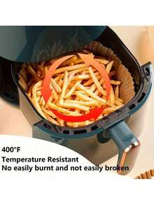 50/100 miếng lót nồi chiên không dầu, 9"/9.06", chống dính, chống thấm nước, chống dầu, giấy nướng đa năng, thích hợp cho nồi chiên không dầu, lò vi sóng, nồi hấp, làm từ chất liệu gỗ, đồ dùng nhà bếp và ăn uống - Nhiều màu - Xem 5