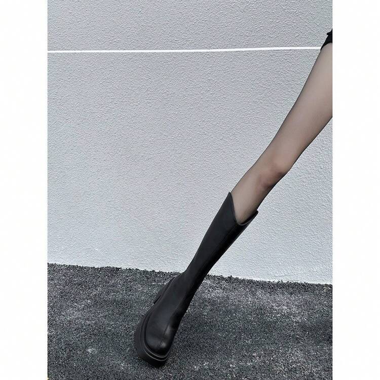 Women Knee-High Boots - Black - View 7
