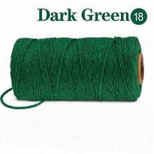 100M/300M 米色 Macrame 绳卷 强力 2 毫米工艺绳 适用于 DIY 缝纫、植物悬挂、壁挂婚礼圣诞装饰 - 彩色 - 查看 15