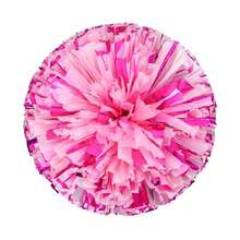 2 Stücke Cheerleader mit Pompons, Bändern, Tanzauftritts-Requisiten, Quadratische Tanzspiel-Requisiten, für Fußball, Basketball, Fußball und Sportaufführungen, Mannschaftssportarten, Tanz- und Cheerleader-Requisiten