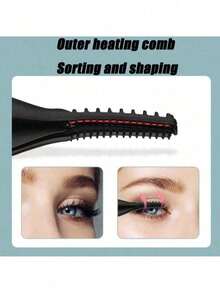 Rechargeable Heated Eyelash Curler, Long-Lasting Shaping, Ideal Gift For Women - Multicolor - View 5