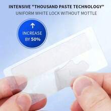 Tiras blanqueadoras de dientes, cuidado de la higiene oral, tiras blanqueadoras elásticas de doble cara, pastillas blanqueadoras, blanqueamiento de dientes en casa, kit de blanqueamiento, contiene xilitol, elimina manchas amarillas, manchas de café y vino tinto, regalo para el hogar y viaje Pasta de dientes - Azul - Ver 6