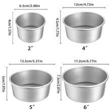 قالب كيك بشكل دائري أداة خبز لصنع الكيك DIY، قالب غير لاصق للموس لحلويات لذيذة للخبازين المنزليين والهدايا