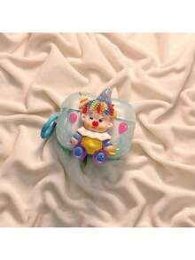 3D Cute Clown Couple Compatible AirPods 1/2 Protective Case, AirPods 4th Gen Apple Earphone Cover, Wireless Bluetooth Earphone Shell Compatible With Airpods Pro 2, Soft Silicone Anti-Drop Case For Women, New Gen3 - Multicolor - View 15