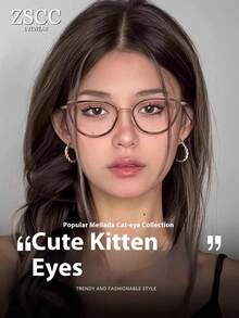 1 Kính mắt mèo phong cách retro vui tươi dành cho nữ - Màu đen cổ điển - Xem 1