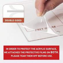 TOWON Small Glass Dry Erase Board, Desk White Board With Standing, Mini Whiteboard Easel Pad Set, Stenography Artifact For Office, Home And School Supplies, 8x6 Inches, White - ColorG - 查看 3