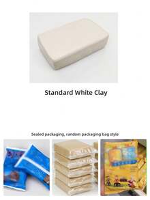 500g/Pack Pottery Clay Material Kit, Air-Dry Modeling Clay For DIY Crafts, Multiple Colors Available, Supplies For Pottery Arts & Crafts Tutorials