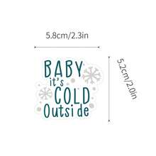 Adesivos de vinil com tema natalino, 100 unidades, para scrapbooking, diário, laptop, para-choque, skate, garrafa de água, computador, telefone, desenho animado, capacete, adesivos e decalques de carro