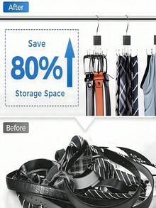20/6/4/2/1 Stück Gürtelhalter, 360° drehbarer Gürtelorganizer zur Platzeinsparung, Zubehör für BHs, Trägershirts, Krawatten, Schals, Geldbörsen, Huthalter, Wohnungsessentials Kleiderbügel