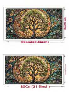 1 Set 30x60cm o 40x80cm Árbol de la Vida Soñado Pintura de Diamantes DIY Mosaico de Diamantes Redondos Bordado de Diamantes 5D Decoración Nórdica