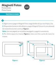 Portaretratos, Magneti Fotos conservará tus mejores recuerdos en cualquier espacio de tu hogar. Es un marco magnético y adhesivo con estilo aparente de madera que te permitirá decorar tu refri, cuarto o sala con tus fotografías favoritas de una manera fácil, rápida y sin clavos. - Camel - Ver 3