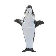 Shark Blanket Hoodie, Shark Blanket Sleeping Bag, Soft Flannel Shark Hoodie Blanket, Wearable Shark , Suitable For Heights Up To 51.2 Inches