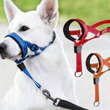 Adjustable Dog Muzzle, Anti-Bite Anti-Swallow Anti-Lick, Pet Muzzle, Training Leash Set, Suitable For Small And Large Dogs, And Comfortable Breathable