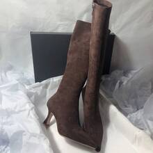Women Over-The-Knee Boots - Brown - View 7