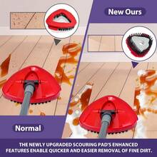 4-Pack High-Performance Spin Mop Replacement Heads – 40% More Absorbent Microfiber Pads For 1-Tank Mop Systems - 2 Scrub Brush Heads - View 5