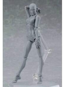 1 件 PVC 艺术人偶，精致的 BJD 身体，苗条的肌肉男/女收藏娃娃 - 动漫爱好者的理想选择，模特姿势 | 艺术表达 | 复杂的铰接结构，动漫角色 - 彩色 - 查看 8