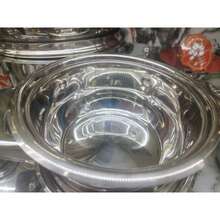 Batería de Cocina 16 piezas de Acero Inoxidable de alta calidad con 9 capas de Espesor 0.6mm, compatible con cualquier fuente de calor incluyendo inducción - Plateado - Ver 5