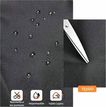 Mochila antirrobo, Mochila Impermeable, Mochila para Laptop gran capacidad, Mochila Portatil de14 Pulgadas, Mochila de Viaje para Mujeres y Hombres - GRIS - Ver 2