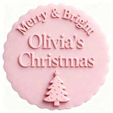 Customize Text With 2 Cookies Cake Decorations DIY Cutters Sugar Cake Templates Wedding Clay Fondant Embosser Name Cake Mold Handmade Cookie/Biscuit Embosser Stamp