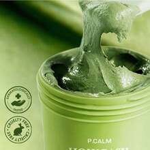 Bubble Deep Mask – Holy Basil & Carbonated Water For Cleansing Pores & Blackheads, Korean Clay To Bubble Wash-Off Pack – Holy Basil And Carbonated Water For Cleansing Pores And Blackheads, Clay Bubble Wash Off Pack – Deep Cleansing Of Pores And Blackheads With Carbonated Water, Deep Cleansing Of The Face - màu xanh lá - Xem 5