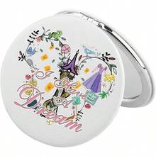 Magical Kingdom Compact Mirror Princess Gift I Have A Dream Faily Cartoon Tales Pocket Mirror Gift I Have A Dream - 如圖 - 查看 1