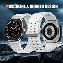 Sport Bands Compatible With Samsung Galaxy Watch 8 Band 44mm 40mm/8 Classic 46mm Men Women,Soft Silicone Breathable Waterproof No Gap Strap Compatible With Samsung Galaxy Watch 8 Bands 40 Mm 44 Mm - Galaxy Watch 8/8 Classic - View 4