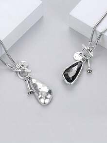 Geometric Pendant Necklace - 彩色 - 查看 6