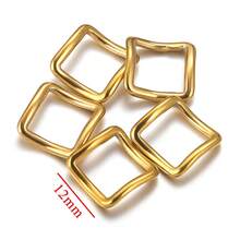 5 件时尚 304 不锈钢 18K 镀金镂空心形泪珠蝴蝶花朵星星珠宝吊坠适合手工制作女士不锈钢珠宝吊坠 DIY 珠宝制作项链手链耳环配件吊坠 - 彩色 - 查看 31