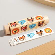 Bloques de rompecabezas giratorios de madera | Juguete educativo Montessori | Juguete de rompecabezas educativo para la primera infancia | Juego de emparejamiento de patrones de doble cara - Multicolor - Ver 14