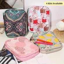 81pcs/Set Crochet Hook Kit, Includes Ergonomic Handle Hooks, Colorful Metal Needles, Fabric Storage Bag And Abundant Accessories, Crochet Organizer Bag, Suitable For DIY Knitting - Ideal For Beginners And Enthusiasts, Perfect Gift - Multicolor - View 7