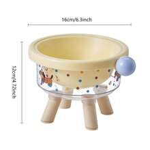 1个高品质宠物碗，防滑防溢猫狗碗，适合客厅、阳台、花园等场所的小型猫狗使用。