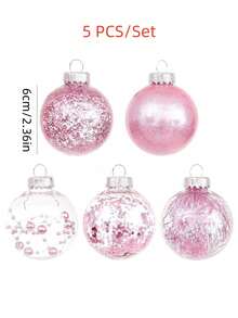 30PCS Pink Christmas Ornaments Sets 2.75" Christmas Ball Ornaments Christmas Tree Ornaments Shatterproof Xmas Balls Bulbs For Holiday Wedding Party Christmas Tree Decoration - 彩色 - 查看 7