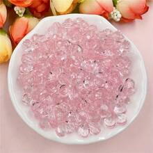 50Pcs/14mm Transparent Blossom Beads Flower Beads Acrylic Beads Loose Beads Pen Beads For DIY Ballpoint Pen Necklaces Mobile Phone Chains Clothing Bags Jewelry Supplies Decorative Beads Accessories - 50 chiếc - Xem 15