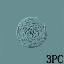 1/3 Pcs T-Shirt Yarn, Woven Fabric Knitted Yarn, Used For Crocheting And Knitting Bags, Cushions, Dolls, Handicraft Crochet Projects - Multicolor - View 165