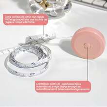 Cinta Métrica Suave 150cm Doble Escala para Medición Corporal - 1 - Ver 5