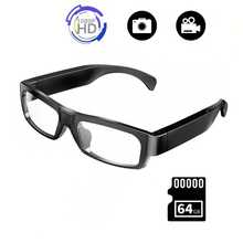 1pc Smart Glasses Camera 1080P Digital Video Recorder Camcorder Eye Protection DV Sports Action Camera For Traveling, Camping & Outdoor Activities, Adventure Gear, Modern Eyewear, Functional Design, Travel Recording, Compact Design, Highquality Lens, Sports Goggles, Content - màu đen - Xem 8
