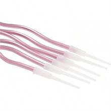 Vela Curva en Espiral, Velas Decorativas Curvas para Pastel de Cumpleaños 15 CM - Rosa Metálico - Ver 6