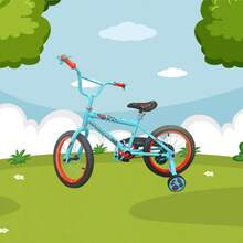 Bicicleta infantil grande sin bocina - Multicolor - Ver 3