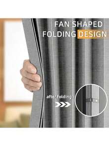 Rideau de douche pliable moderne à rayures verticales, 1 pièce - Fabriqué en polyester, isolation thermique, facile à installer et à ranger, style ondulé, sans doublure, adapté à la décoration de salle de bain, design rayé moderne, fonction salle de bain à la mode, rideau de douche de salle de bain, accessoires de salle de bain, rentrée scolaire. - Multicolore - Voir 3