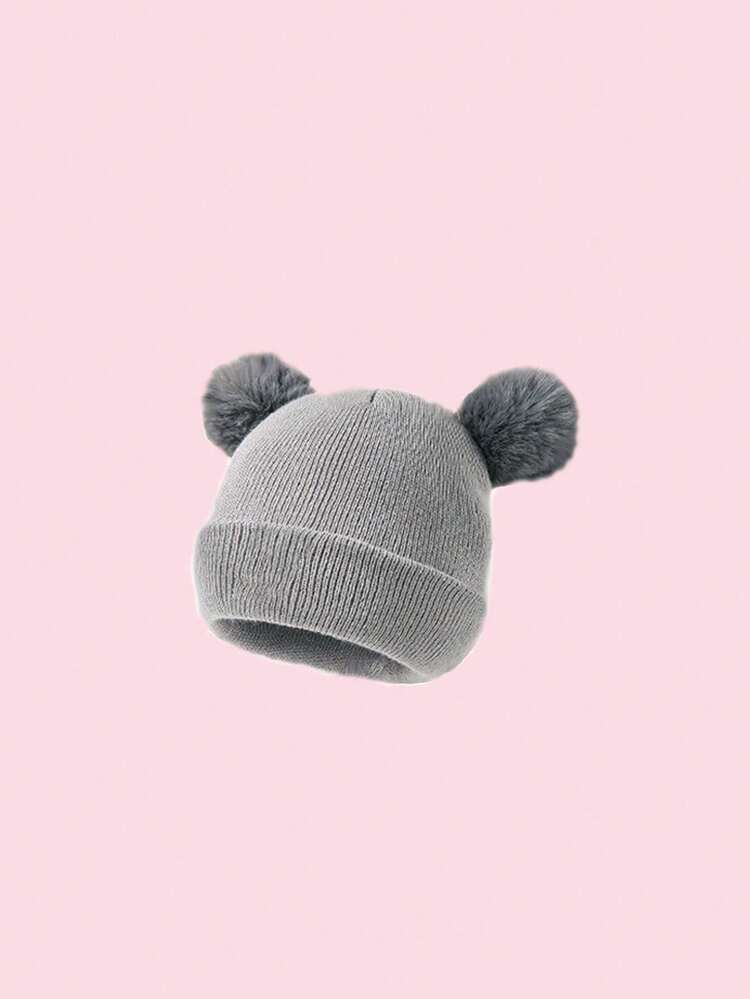 1pc Soft, Warm & Comfortable Knit Baby Hat, Suitable For Boys And Girls Outdoor Use In Autumn/Winter - Multicolor - View 11