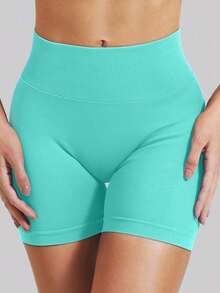 High-Waisted Tummy-Control Shorts,Hidden Scrunch Butt Lifting Pants,Cycling Shorts Curve,Women Boyshorts,Waist Trainer,Curve Plus,Black Shorts,Tight Shorts,Gym Pink Leggings Woman,Women Boyshorts - 綠色 - 查看 3