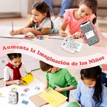 Lostrain Mini Impresora Termica, Impresora Portátil Instantánea con 14 Rollos de Papel,Printer Instantánea Bluetooth sin Tinta para iOS y Android,Ideal para Etiquetas/Notas/Tareas Escolares/Fotos - 1 - Ver 5