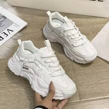 Women Chunky Shoes - White - View 3