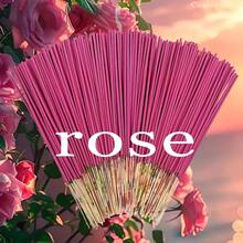 24pcs Count Bamboo Incense Rose Sticks - Natural Wood & Incense Paste, Assorted Aromas Packs For Home Decor, Meditation, Relaxation, Meditation Accessories, Organizational Feature - 玫瑰24枝 - 查看 1