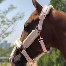 TGW RIDING High Quality Mane Tamer, Smooth Memory Fabric Abrasion-Resistant Outer Layer, Detachable Anti-Rub Fur Trim On Nose Bridge, Cheeks, And Nape, Quick Release Buckles, Available In Small, Medium, And Large Sizes - Multicolor - View 28